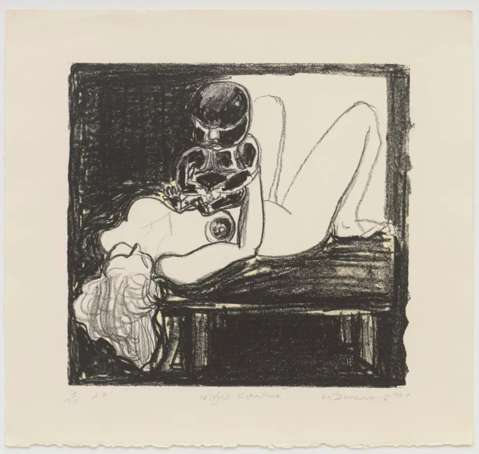 Marlene Dumas, 'Night Creature', 1990. Lithograph on paper. Edition of 40, 10 AP