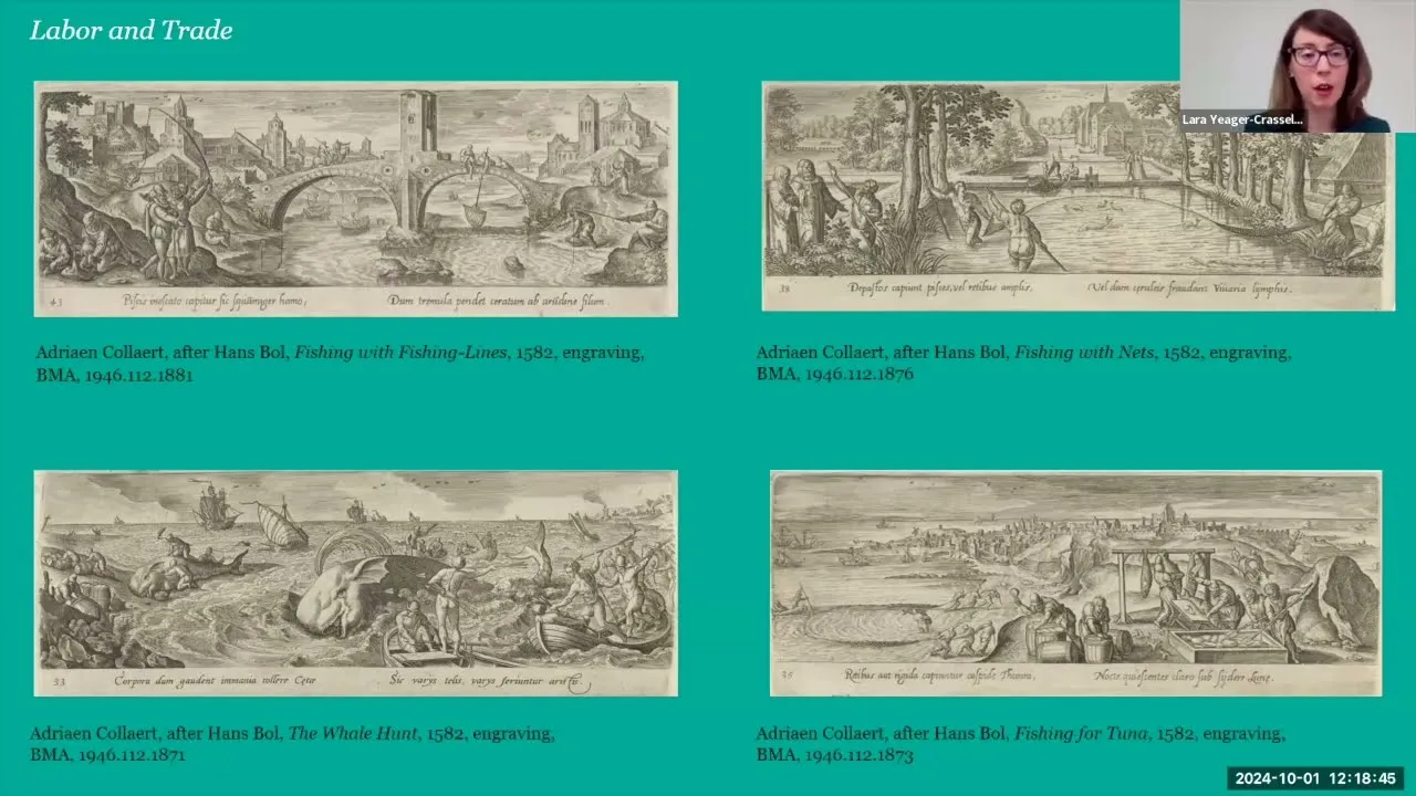 Title frame from the recording of “The View from the Water’s Edge: Early Modern Dutch Landscape at the Baltimore Museum of Art”