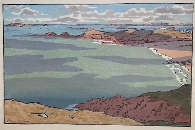 La Pointe du Décollé, vue de la Garde-Guérin by Henri Rivière
