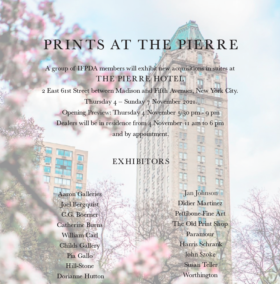 Prints at the Pierre Show Announcement