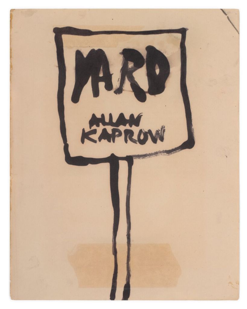 Allan Kaprow, Yard, 1961, Ink on paper