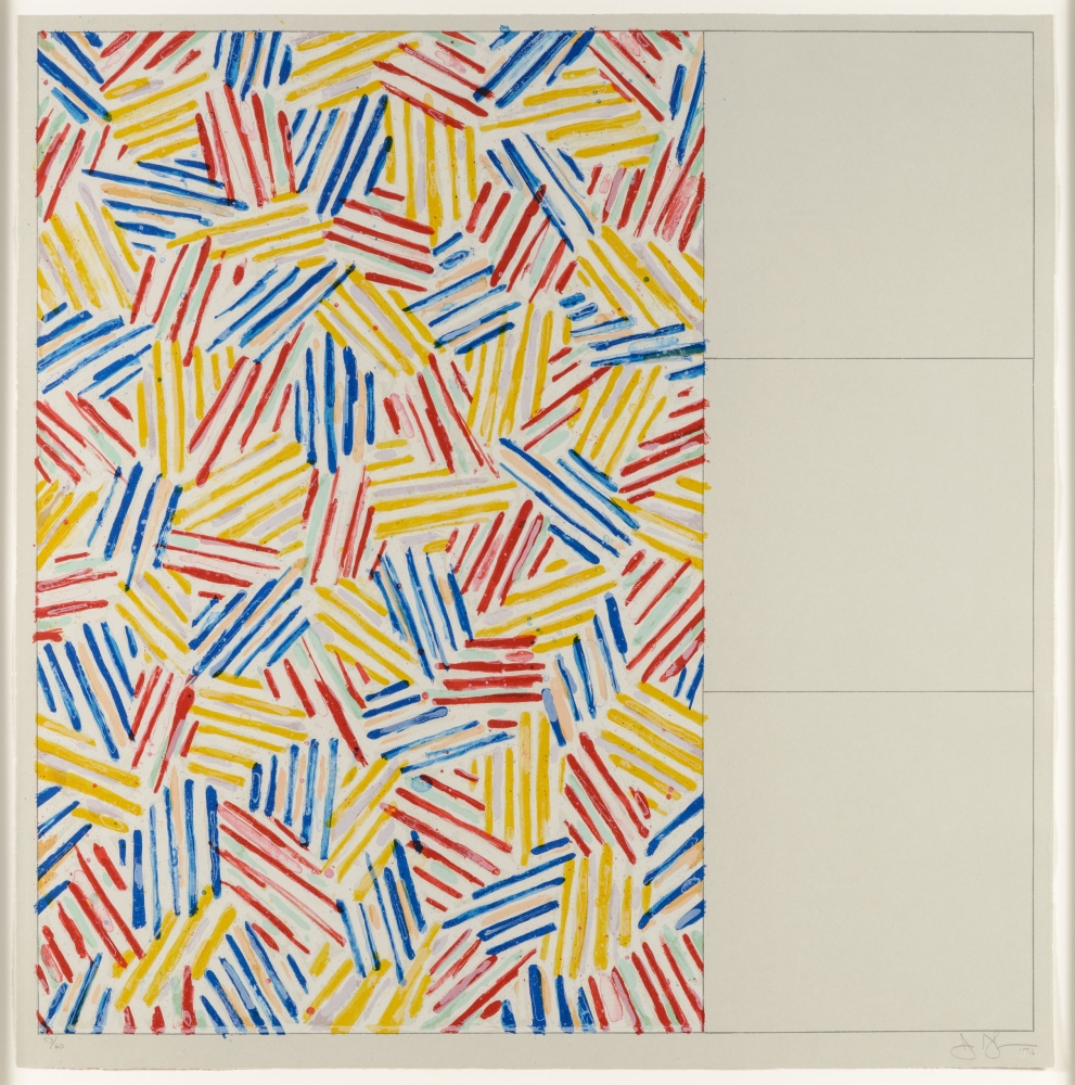 fine art print by Jasper Johns, #1 (After Untitled 1975), 1976, Lithograph