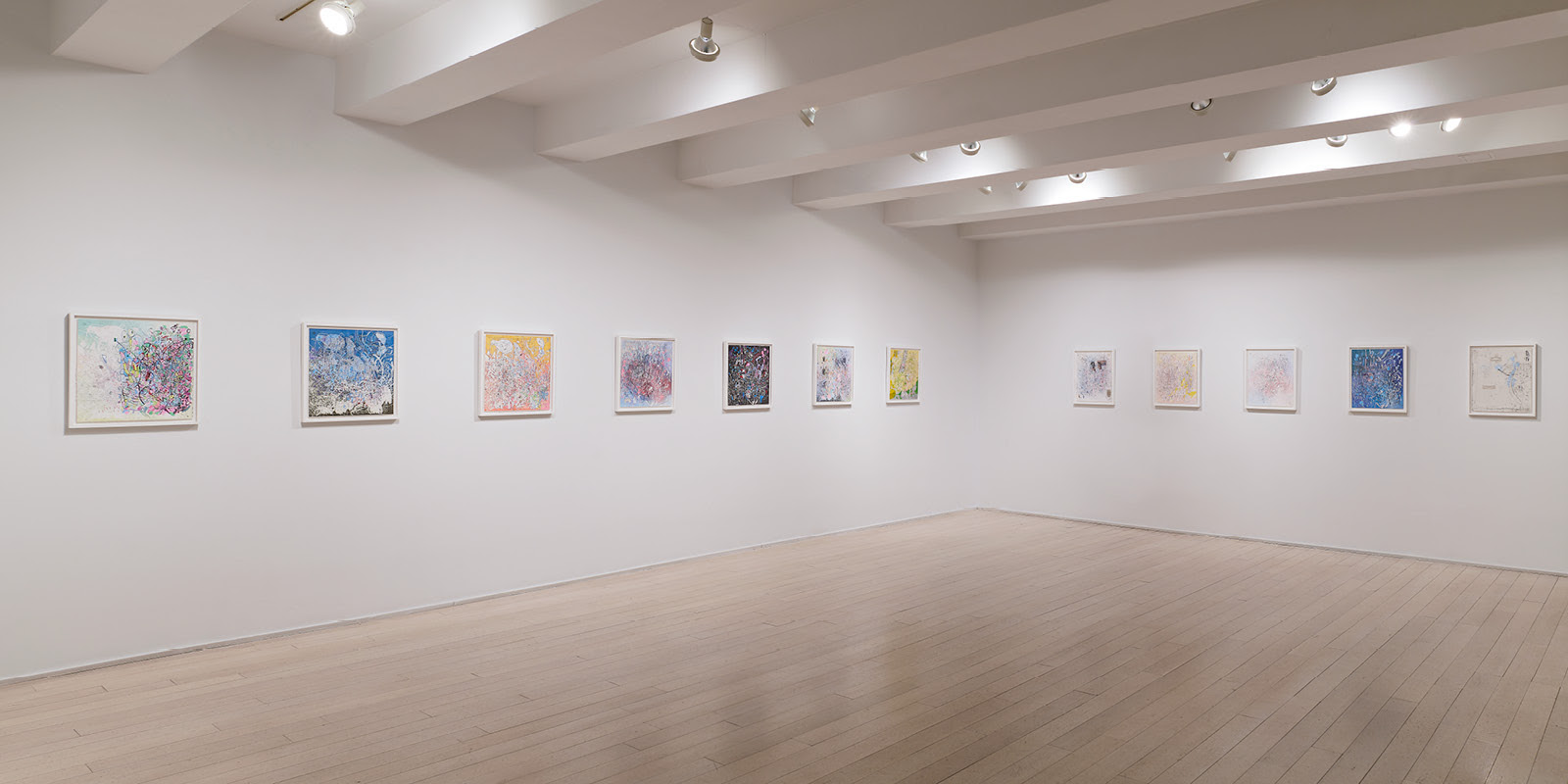 Fine art print installation view of elliot hudley at pace prints
