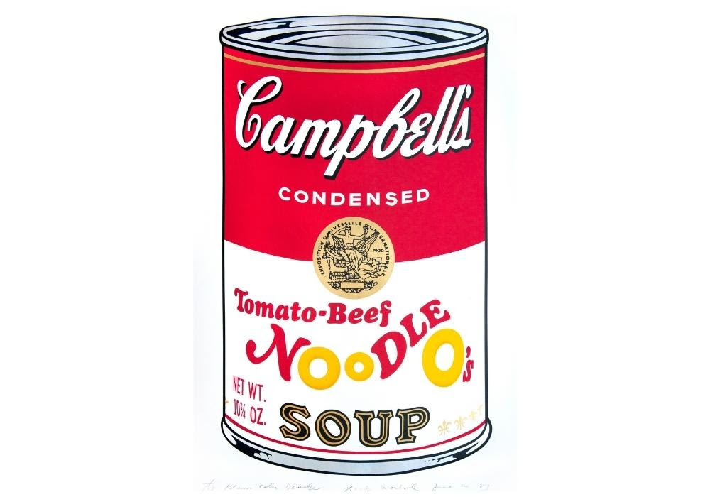 Andy Warhol, Tomato-Beef Noodle O's, from Campbell's Soup II, 1969