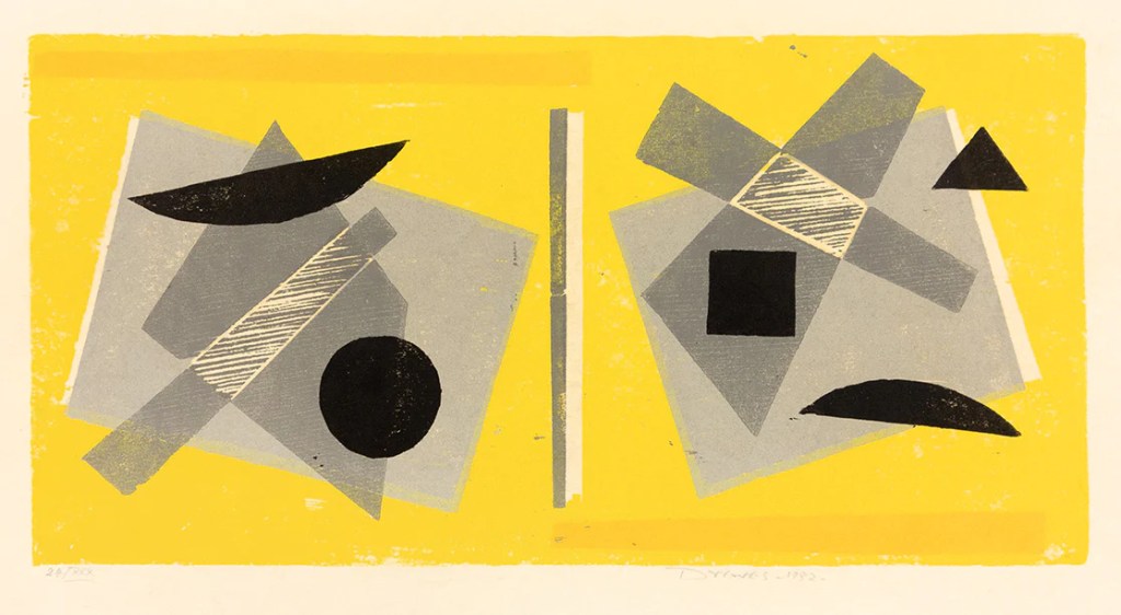 WERNER DREWES Twin Formations In Grey