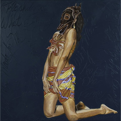 Margaret Rose Vendryes, Zamble Irene, 2011
Oil and cold wax on canvas and paper,
30 x 30 inches