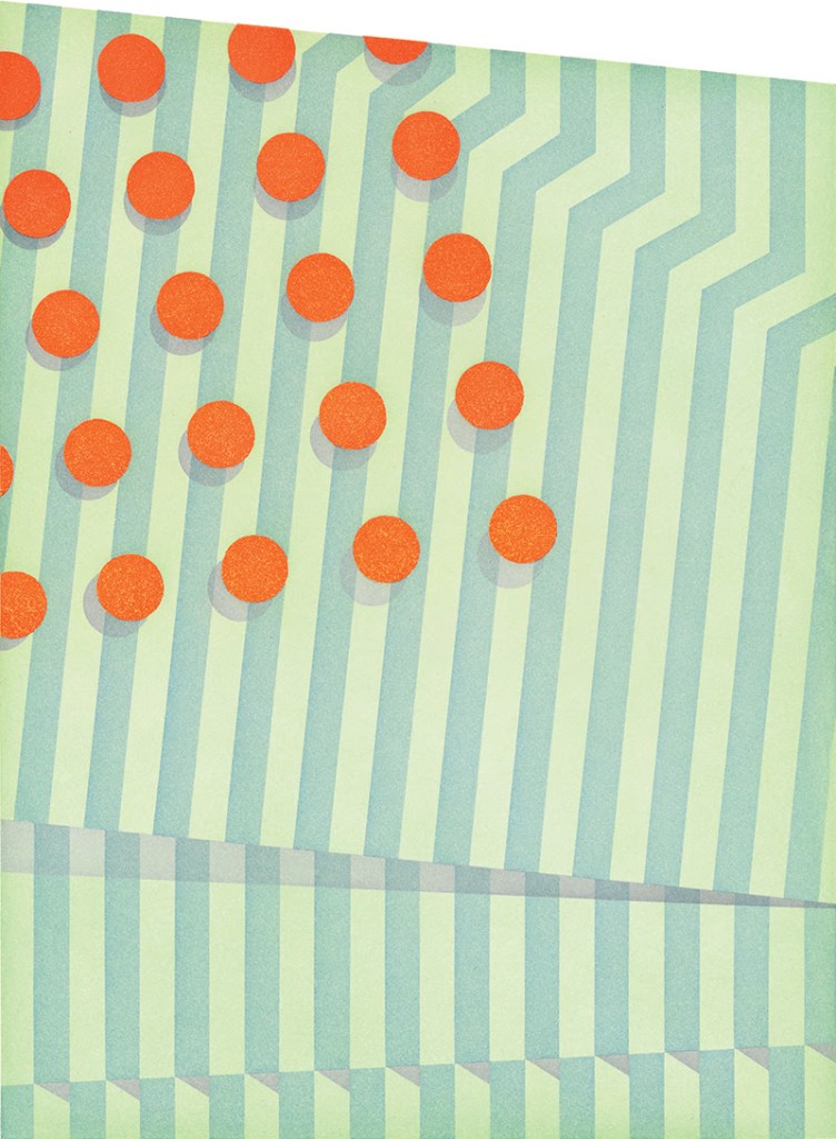 Tomma Abts, Untitled (small circles), 2015